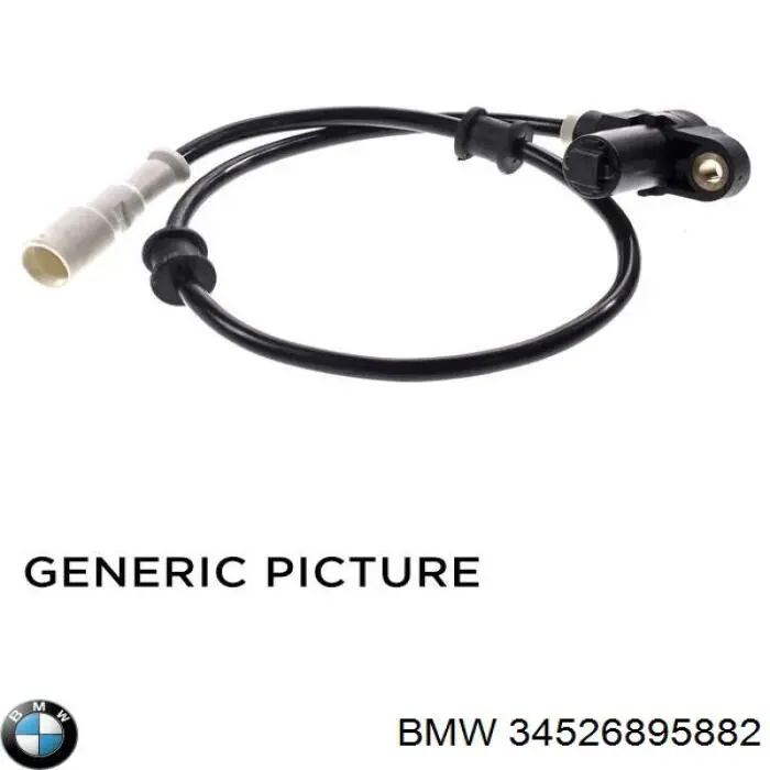 34526895882 BMW Sensor ABS traseiro