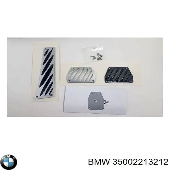 35002213212 BMW Placas sobrepostas dos pedais, kit