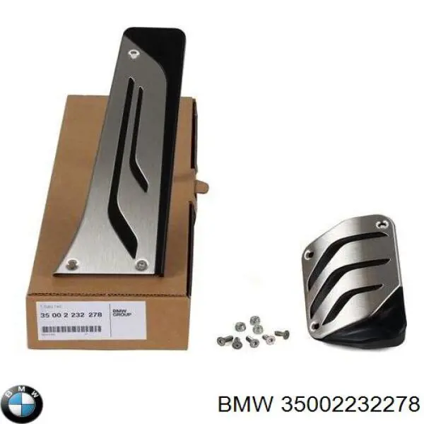 35002232278 BMW Placas sobrepostas dos pedais, kit