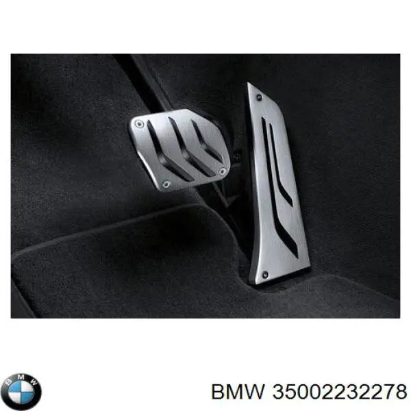 Compre 35002232278 BMW Placas sobrepostas dos pedais, kit