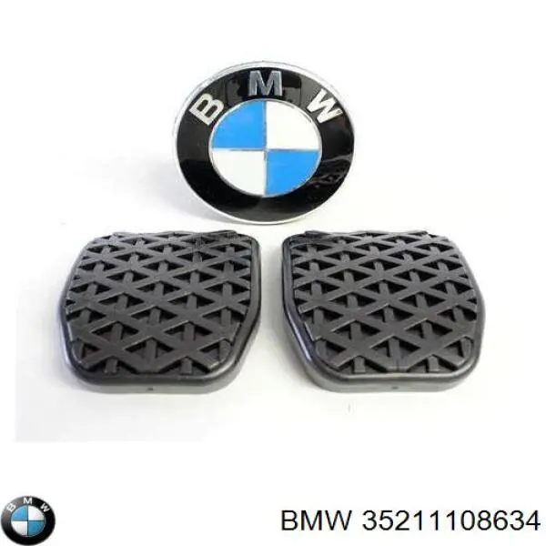 Compre 35211108634 BMW Placa sobreposta de pedal de embraiagem