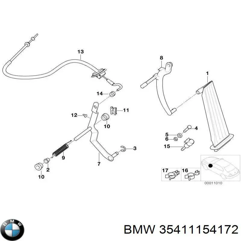 Bucha do motor de arranco BMW 35411154172 preço, a partir de 4,86 USD