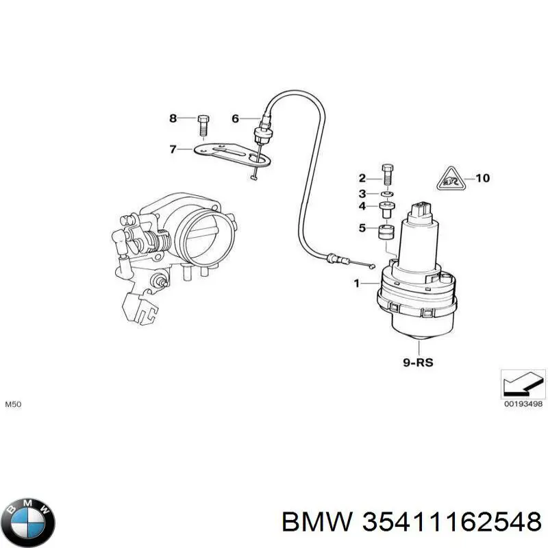 0205005010 Bosch Regulador da válvula de borboleta
