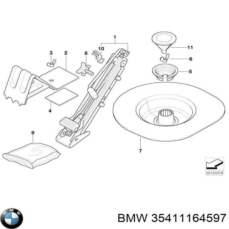 Cabo/pedal de gás (de acelerador) BMW 3  E46