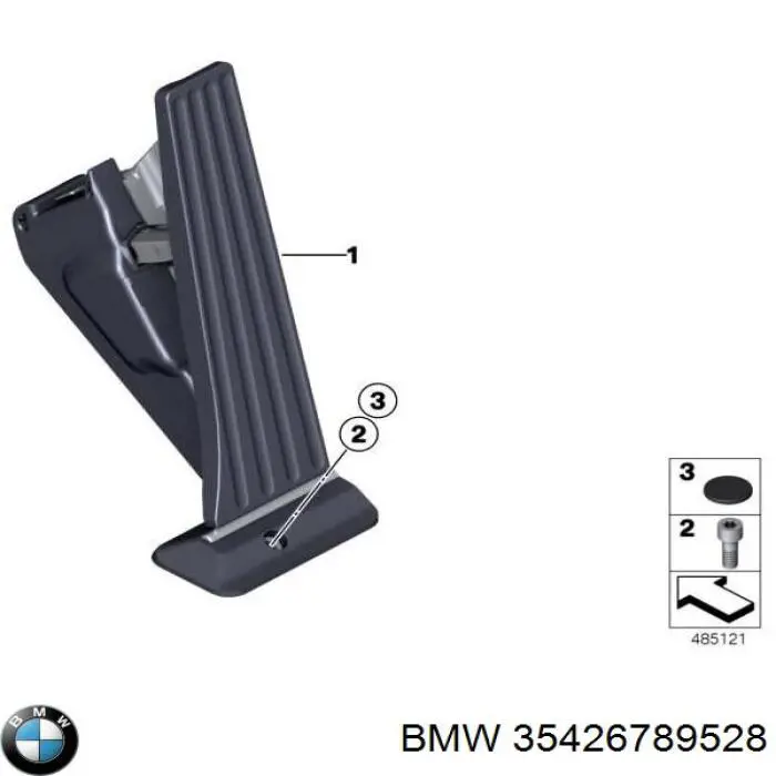 Compre 6853175 BMW Pedal de gás (de acelerador)