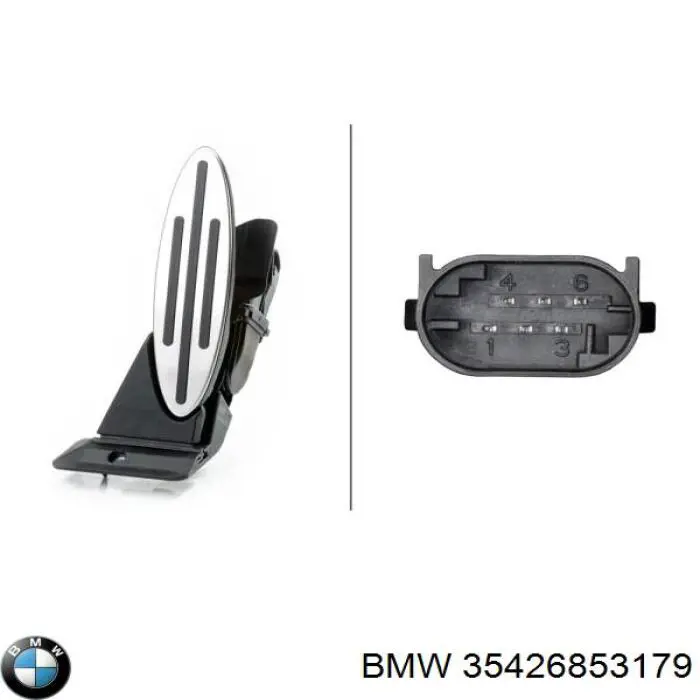 35426853179 BMW Pedal de gás (de acelerador)