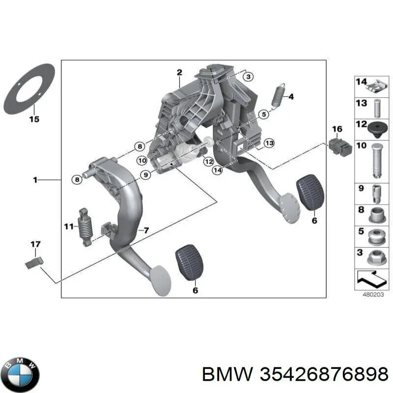 Sensor de ativação de embraiagem BMW 35426876898 preço, a partir de 37,53 USD