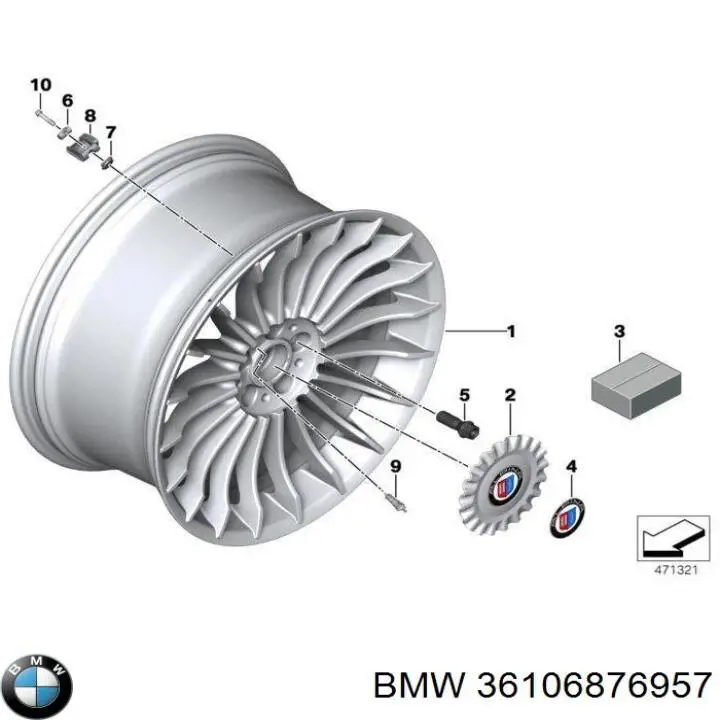 Sensor de pressão de ar nos pneus Depo/Loro/Abakus 12011024