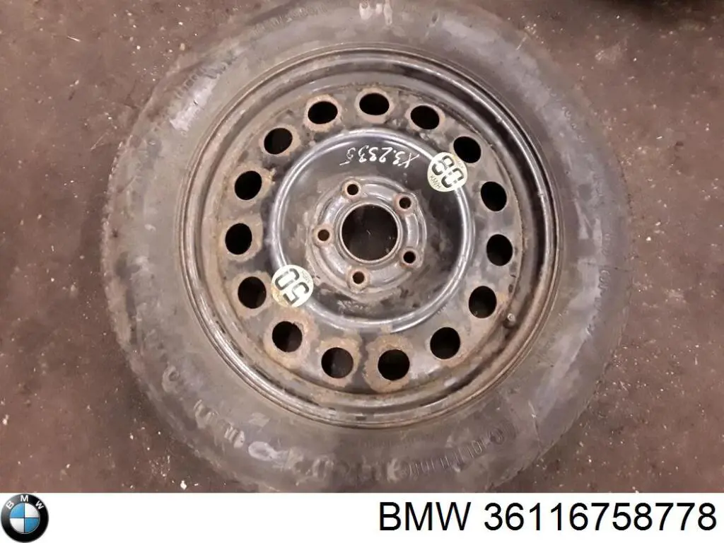 Discos de roda de aço (estampados) BMW 36116758778 preço, a partir de 120,70 USD