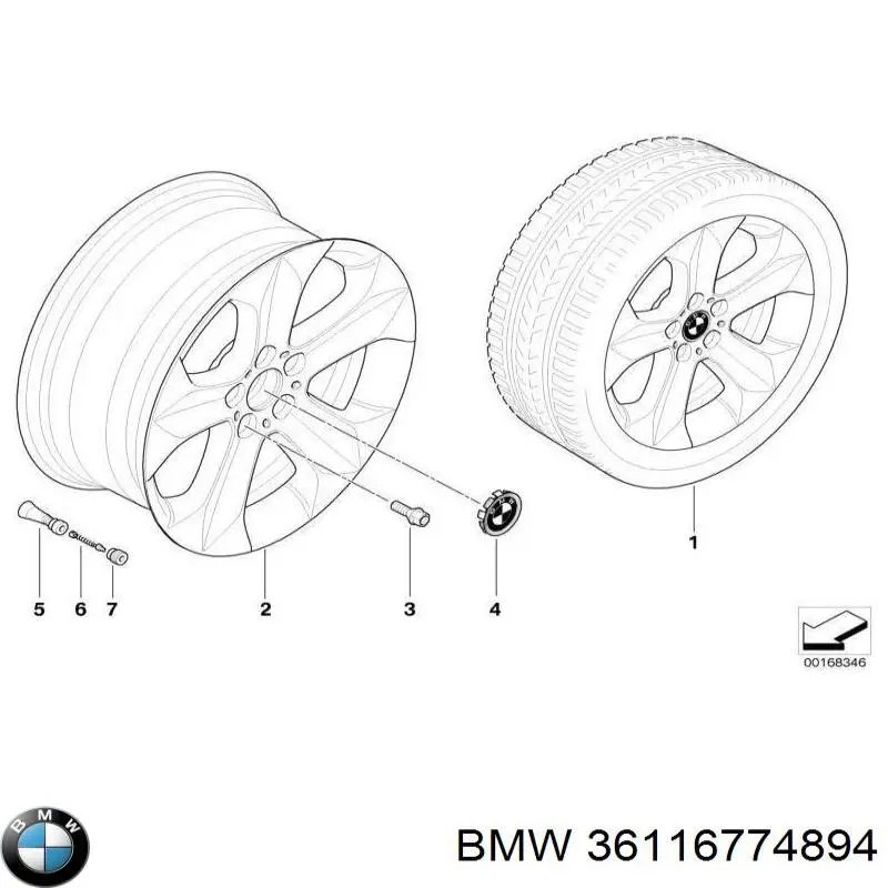 36116774894 BMW 