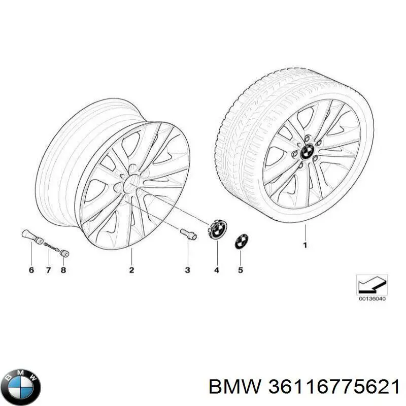 36116775621 BMW 