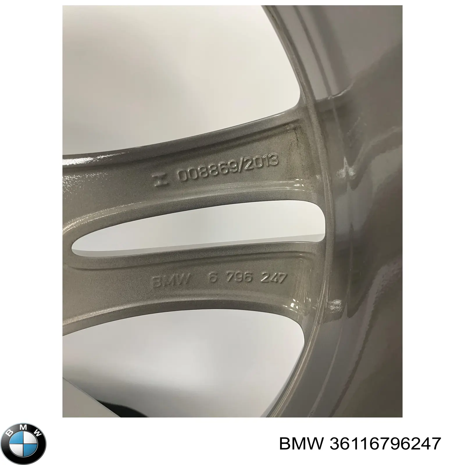 36116796247 BMW Discos de roda de aleação ligeira (de aleação ligeira, de titânio)
