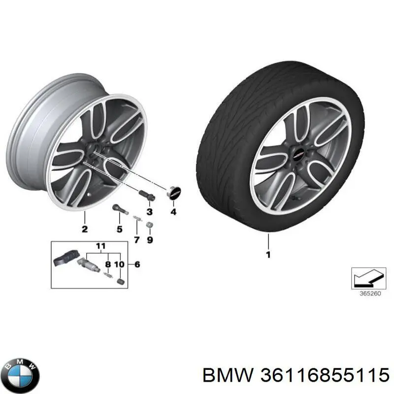  BMW 36116855115 preço, a partir de 426,70 USD