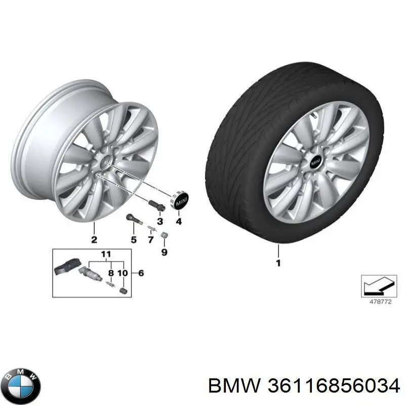 36116856034 BMW 