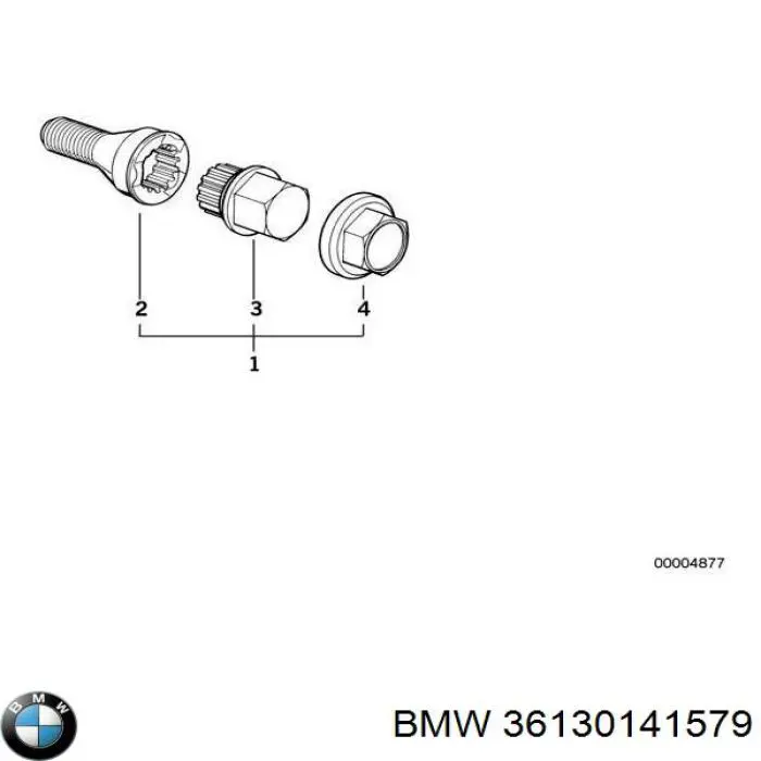 36130141579 BMW Tampão de panela de motor