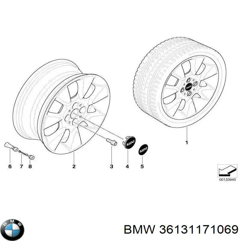  BMW 36131171069 preço, a partir de 36,50 USD