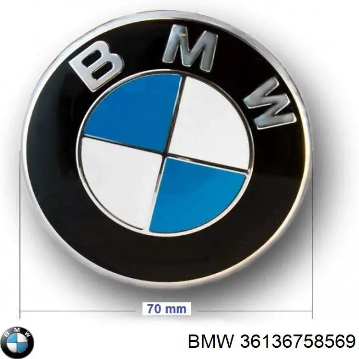 Compre 36136758569 BMW Coberta de disco de roda