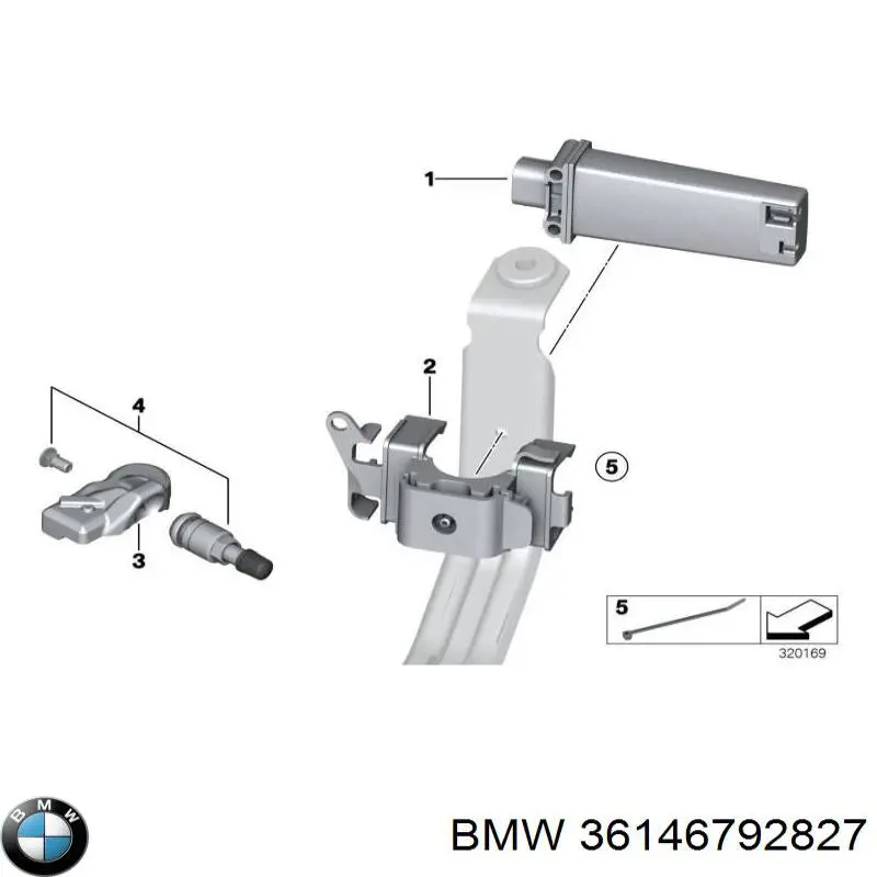 Compre 36146792827 BMW 