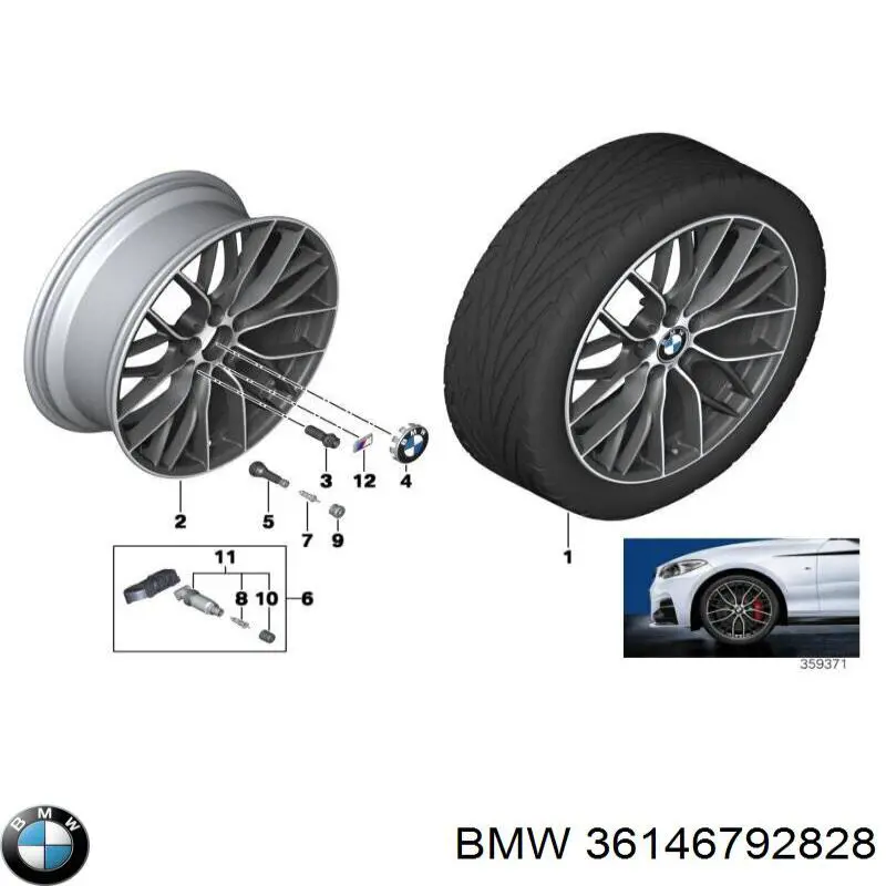 Sensor de pressão de ar nos pneus BMW 36146792828 preço, a partir de 6,46 USD