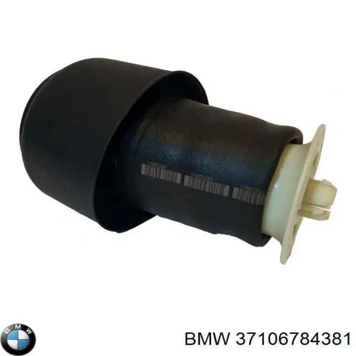 Compre 37106784381 BMW Coxim pneumático (suspensão de lâminas pneumática) do eixo traseiro
