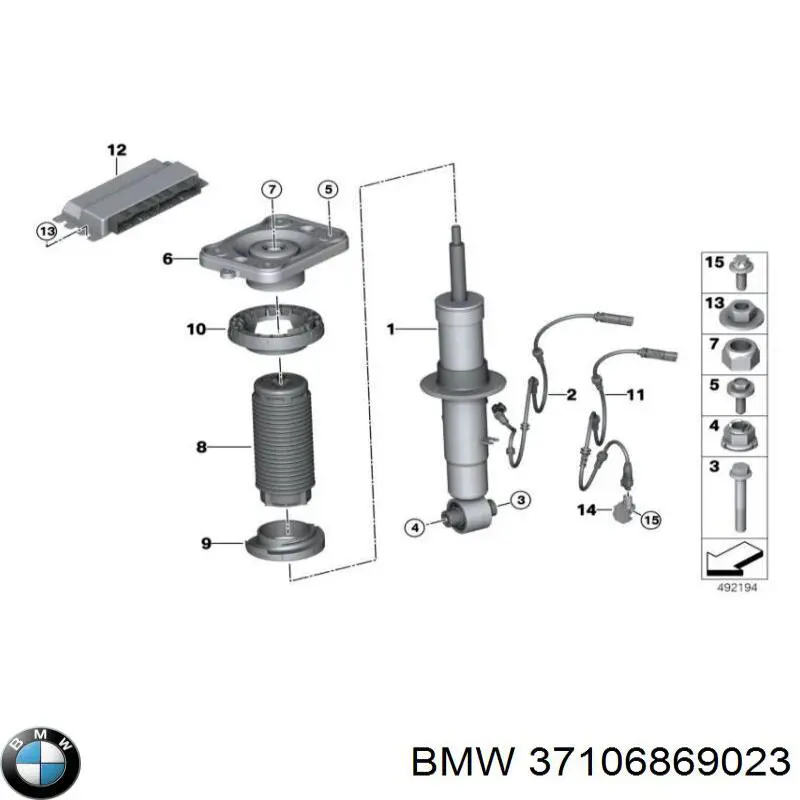 319206 Sachs Amortecedor traseiro esquerdo
