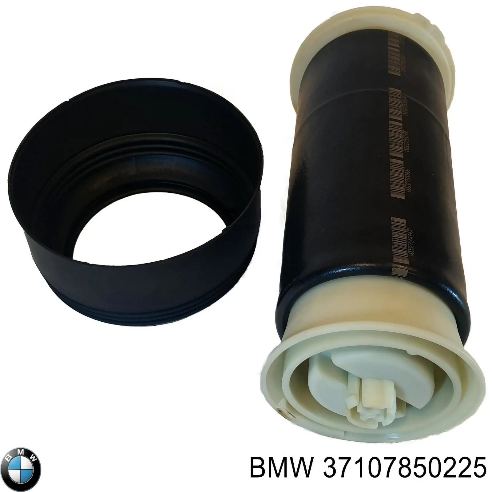 Coxim pneumático (suspensão de lâminas pneumática) do eixo traseiro 37107850225 BMW