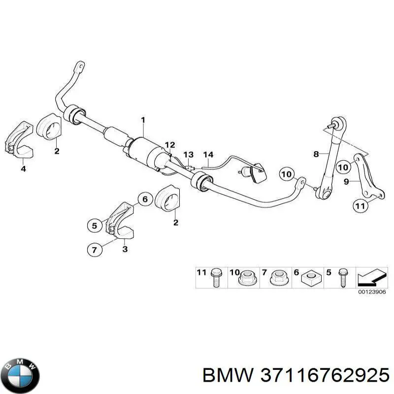 Estabilizador traseiro BMW 37116780013 preço, a partir de 332,00 USD