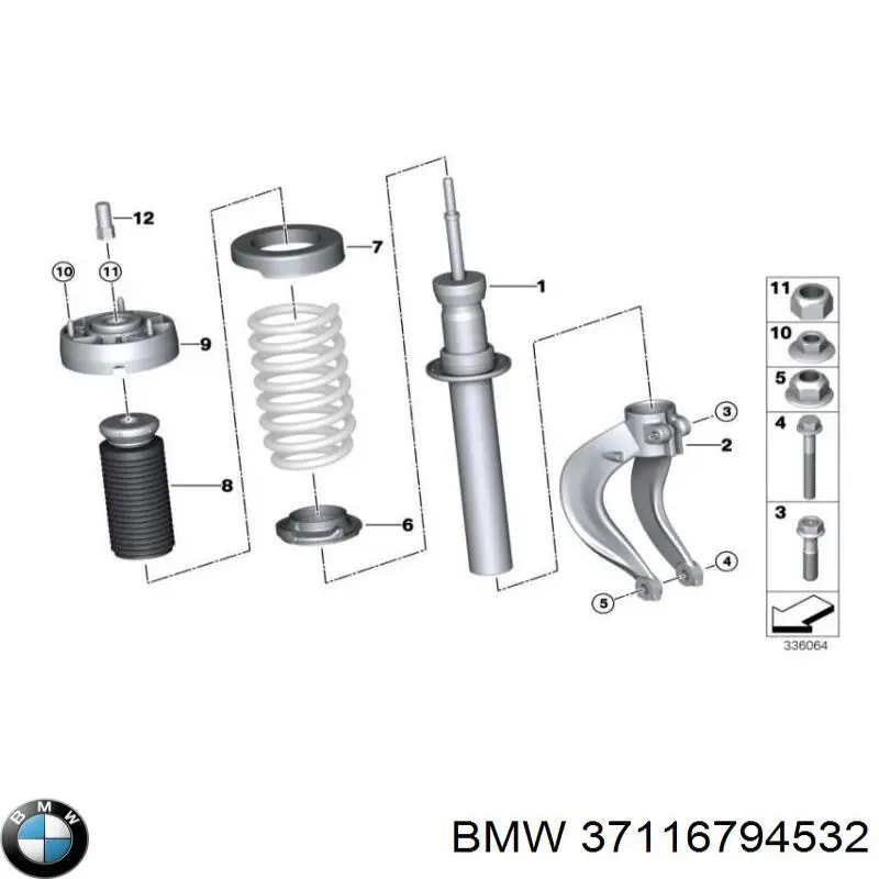 Amortecedor dianteiro direito Sachs 319113 preço, a partir de 347,32 USD