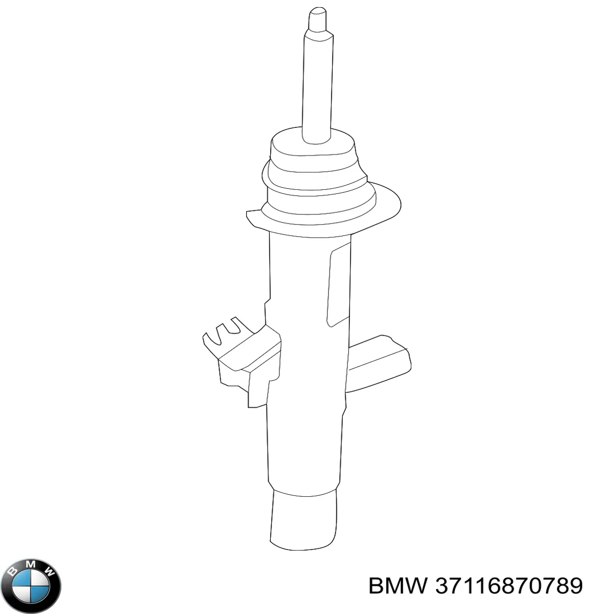 Compre 37116870789 BMW Amortecedor dianteiro esquerdo