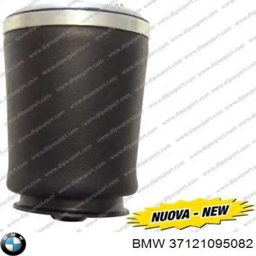 37121095082 BMW Coxim pneumático (suspensão de lâminas pneumática) do eixo traseiro