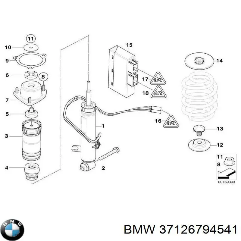 319115 Sachs Amortecedor traseiro esquerdo
