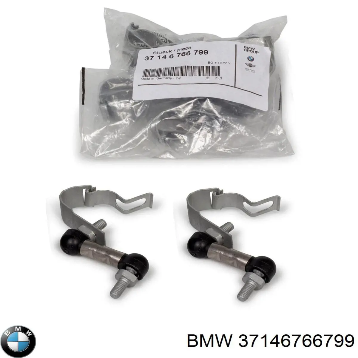 37146766799 BMW Barra dianteira de sensor do nível de posição de carroçaria