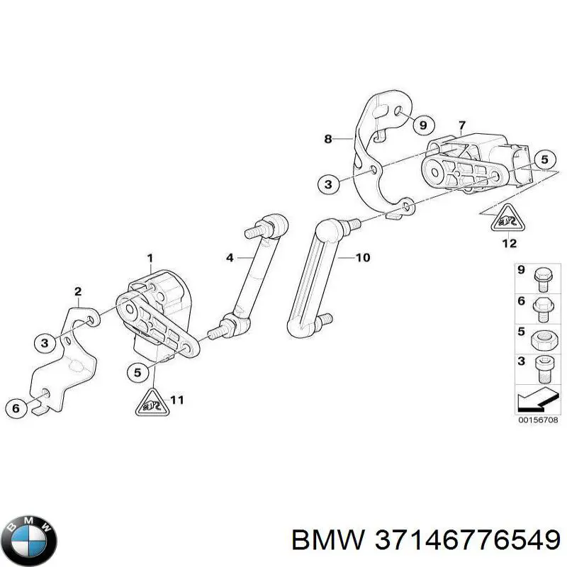 Barra dianteira de sensor do nível de posição de carroçaria BMW 37146776549 preço, a partir de 27,07 USD