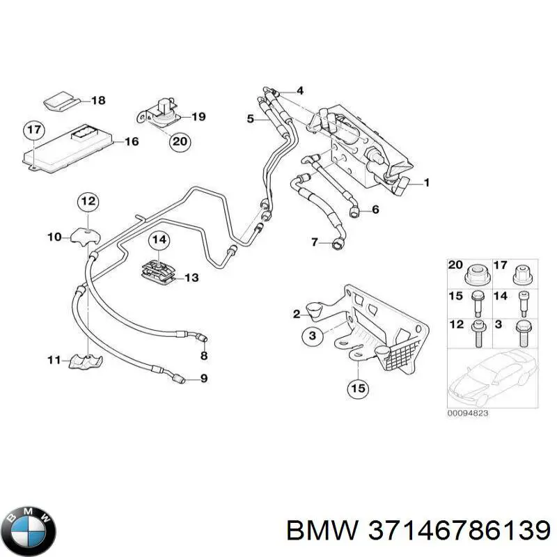 Compre 37146786139 BMW 