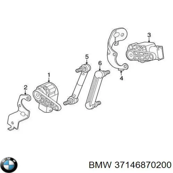 Sensor dianteiro do nível de posição de carroçaria BMW 37146870200 preço, a partir de 78,32 USD