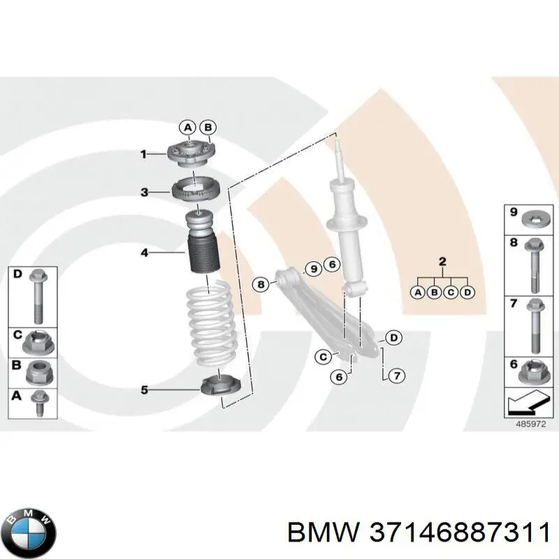  BMW 37146887311 preço, a partir de 201,39 USD