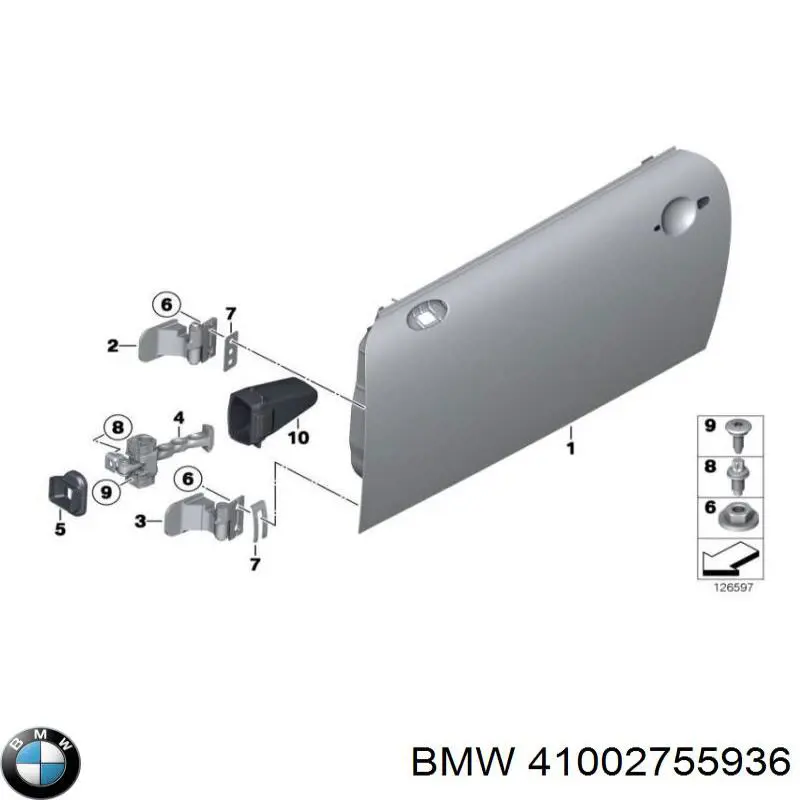41002755936 BMW Porta dianteira direita