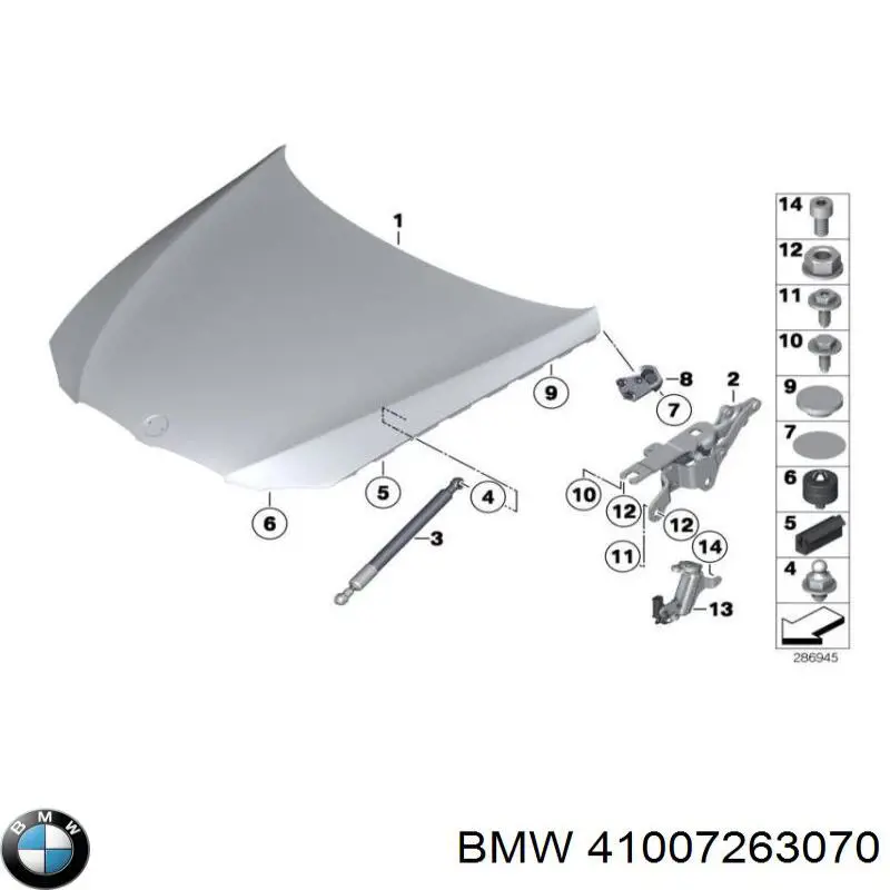 Compre 41007263070 BMW Capota