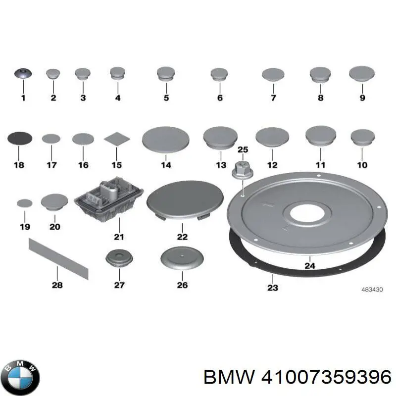 Longarina de chassi dianteira direita BMW 41007359396 preço, a partir de 340,73 USD