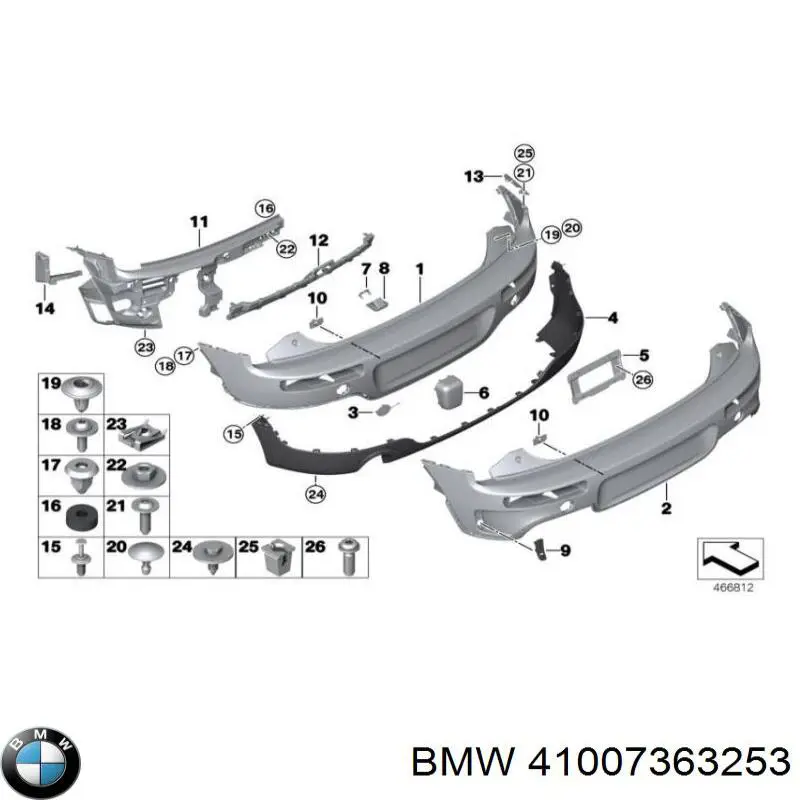 Porta traseira (3ª/5ª porta-malas (tampa de alcapão) BMW 41007363253 preço, a partir de 515,07 USD