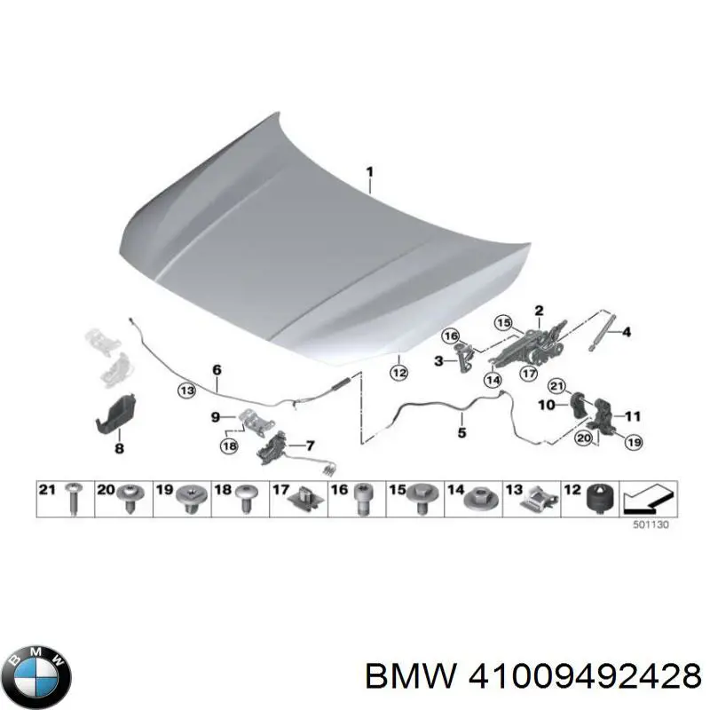 41009492428 BMW Capota