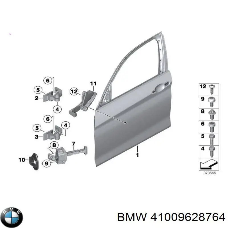 41009628764 BMW Porta dianteira direita