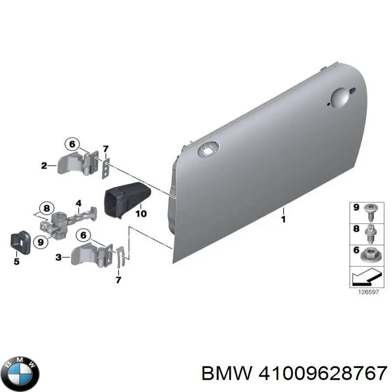 Porta dianteira esquerda Mini Cooper  R56