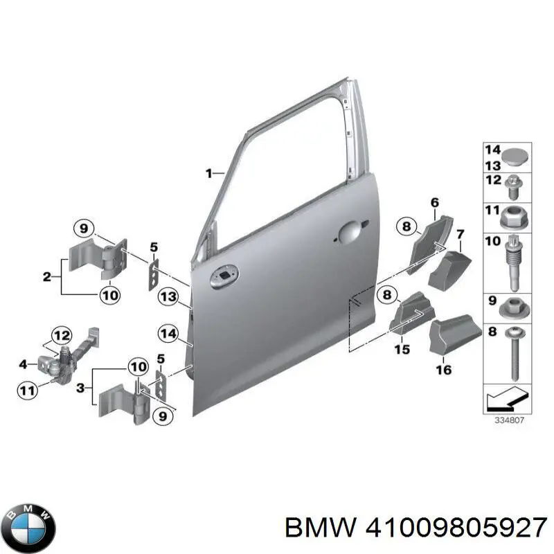 Porta dianteira esquerda para Mini COUNTRYMAN  R60