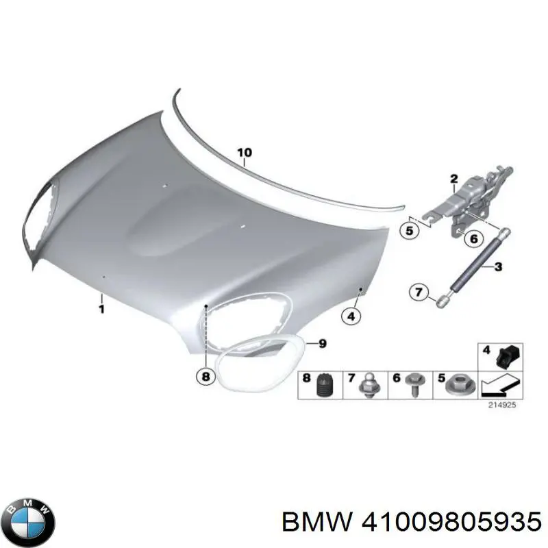 41009805935 BMW Capota