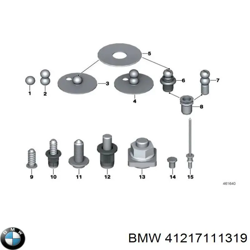 Compre 41217111319 BMW Pára-lama traseiro esquerdo