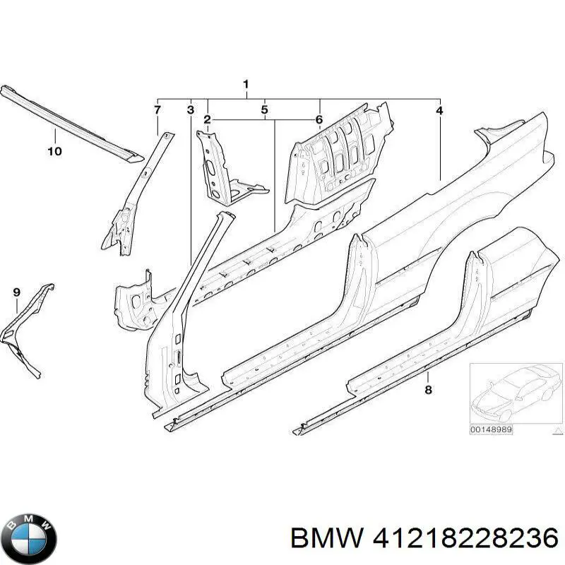  Acesso externo direito BMW 3 sedan (E46) (1998 - 2005) 
