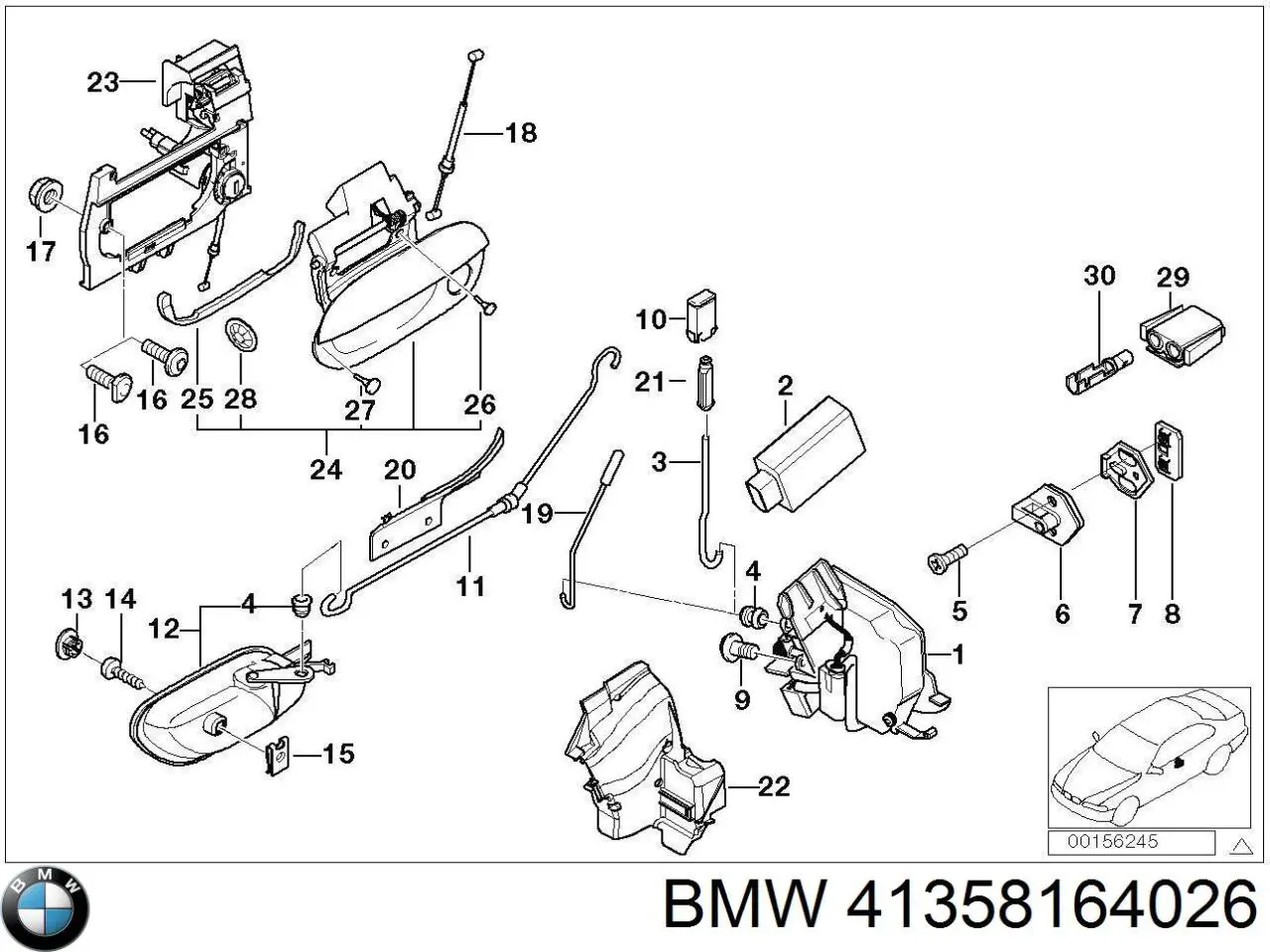  BMW 41358164026 preço, a partir de 15,51 USD