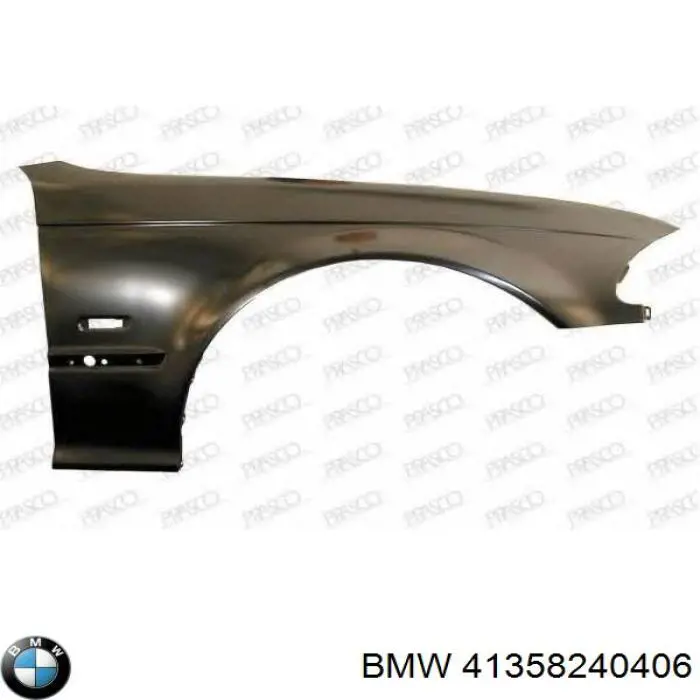 Compre 41358240406 BMW Pára-lama dianteiro direito