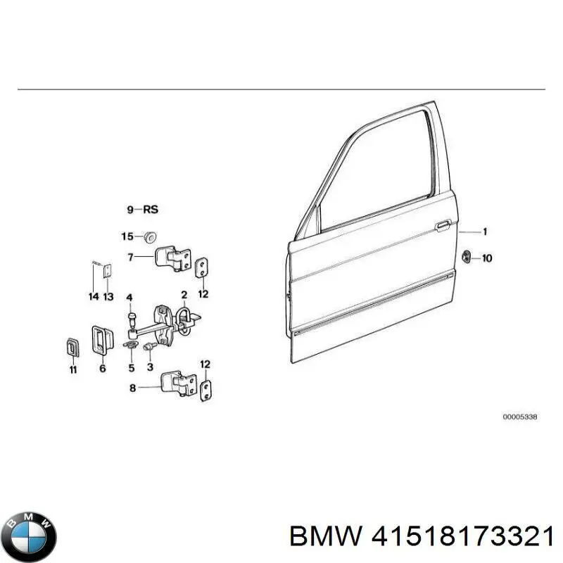 Compre 41518173321 BMW 